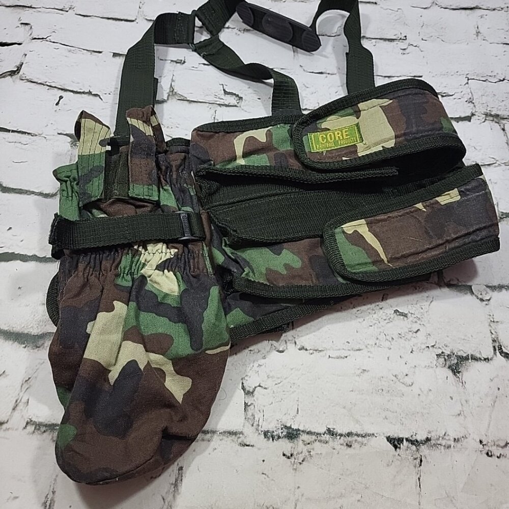 Core Paintball Products Waist Bag Amo Harness Outdoor Camo
